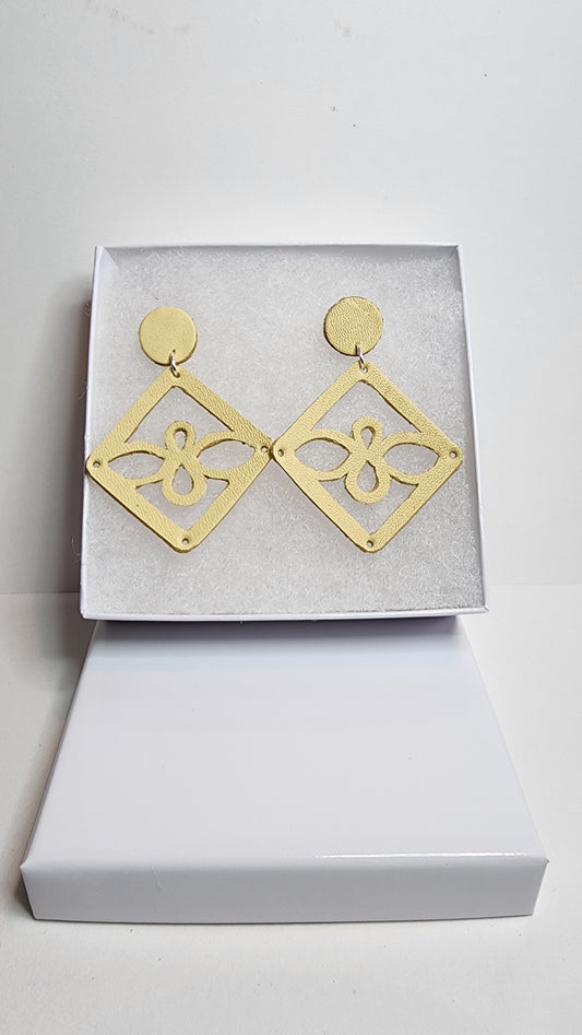 Geometric Bloom Earrings
