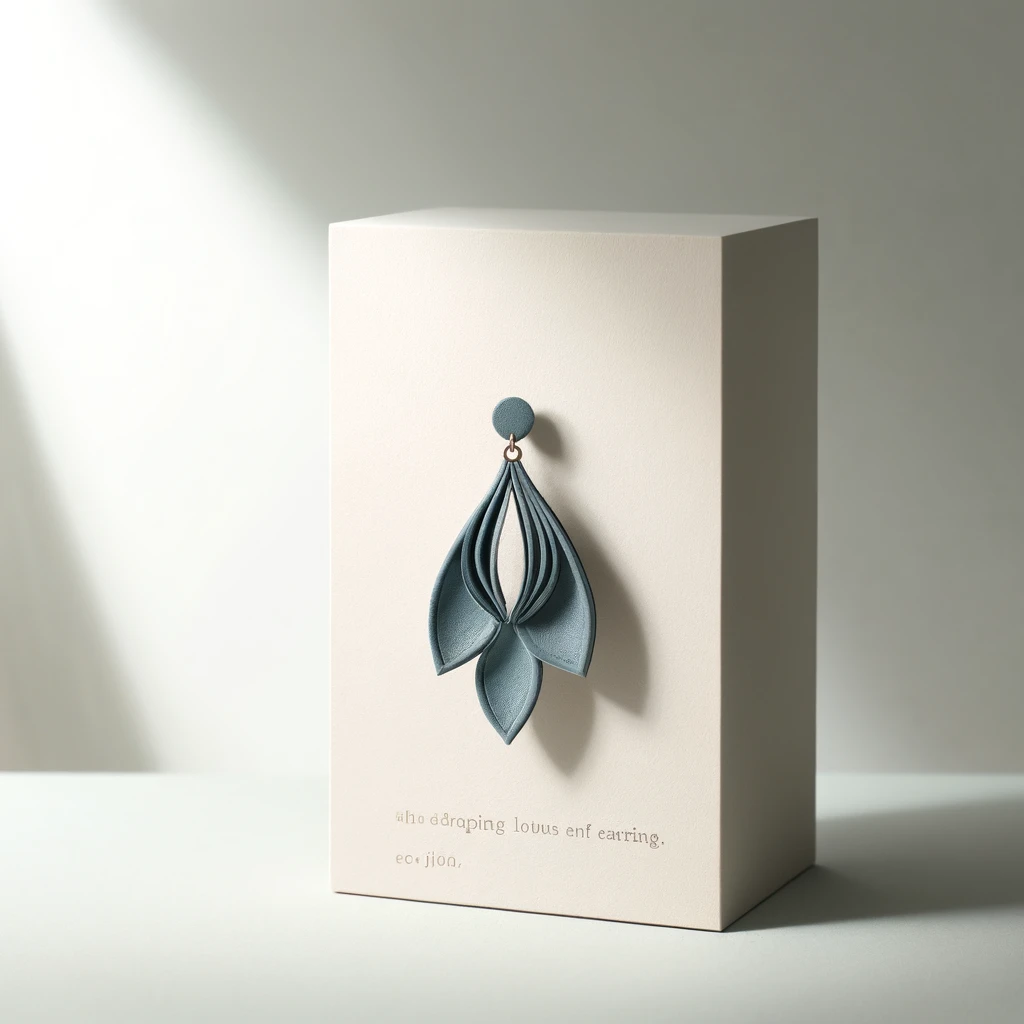 Draping Lotus Earring
